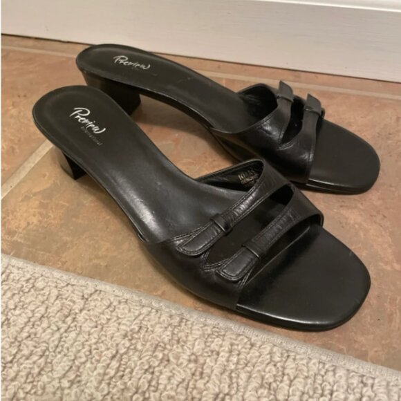 Black Preview International Sandals - Size 10.5 - Picture 1 of 1